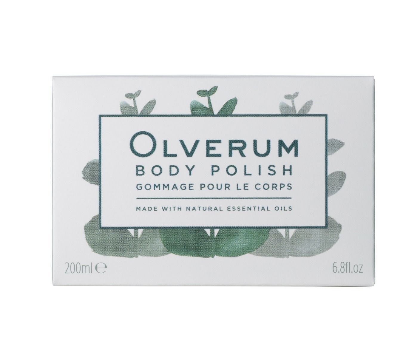 Olverum Body Polish 200ml, imported from the UK