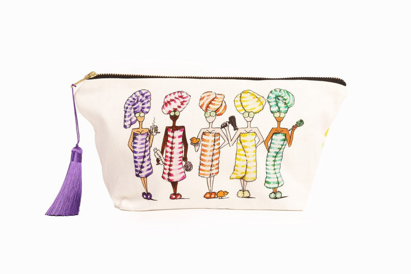Charlotte Posner Spa Girls canvas wash bag, imported from the UK
