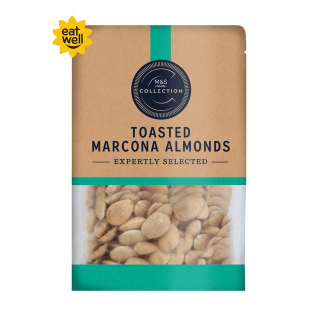 M&S Collection Roasted Marcona Almonds   150g GOODS M&S   