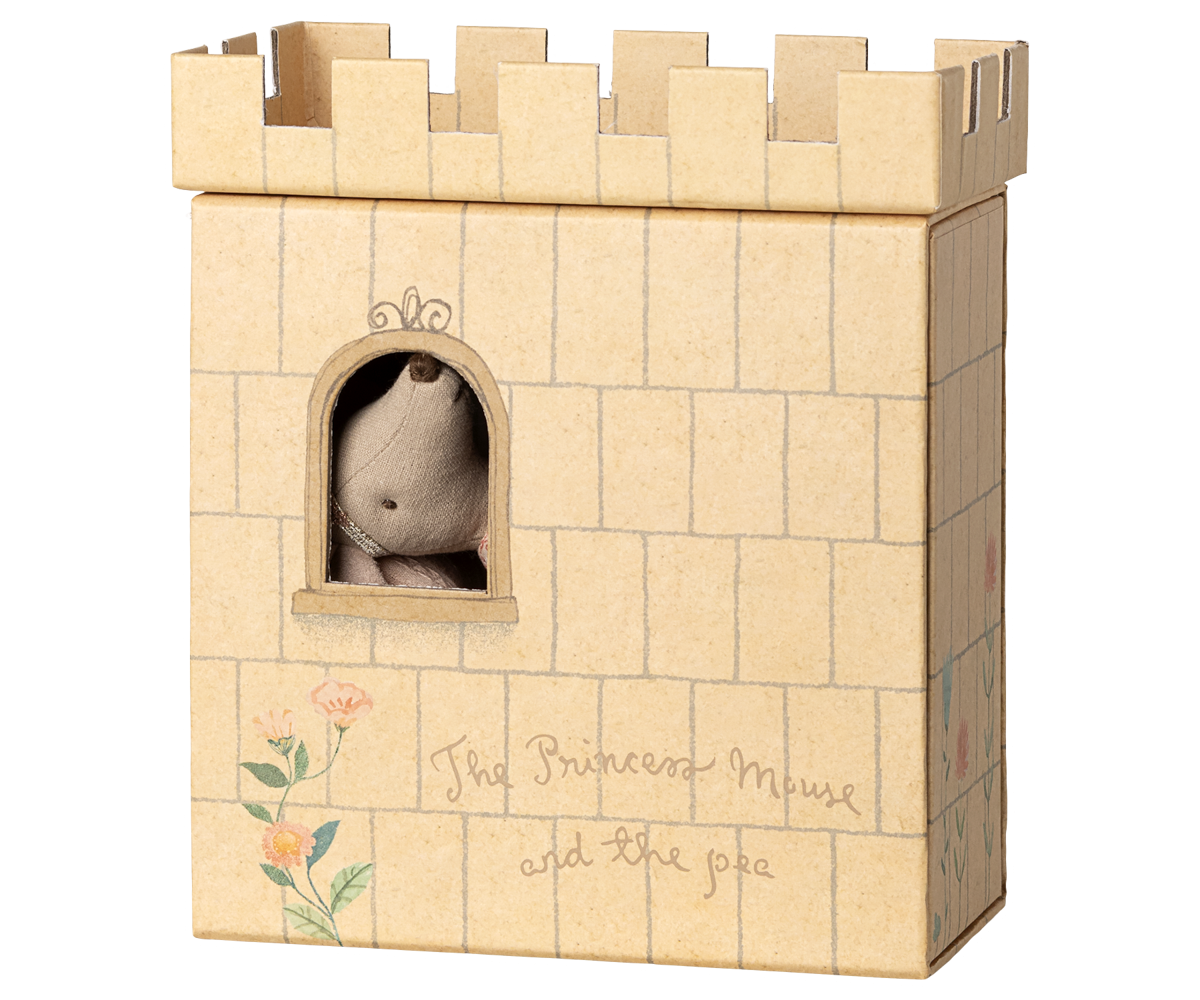 Maileg Princess and the Pea mouse playset, UK version