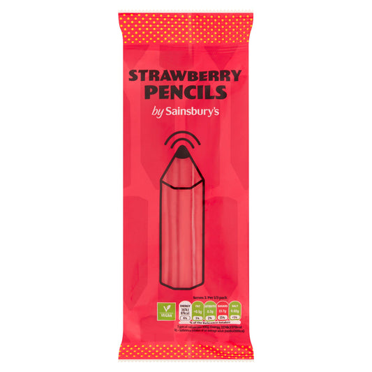 Sainsbury's Strawberry Pencils Sweets 70g GOODS Sainsburys   
