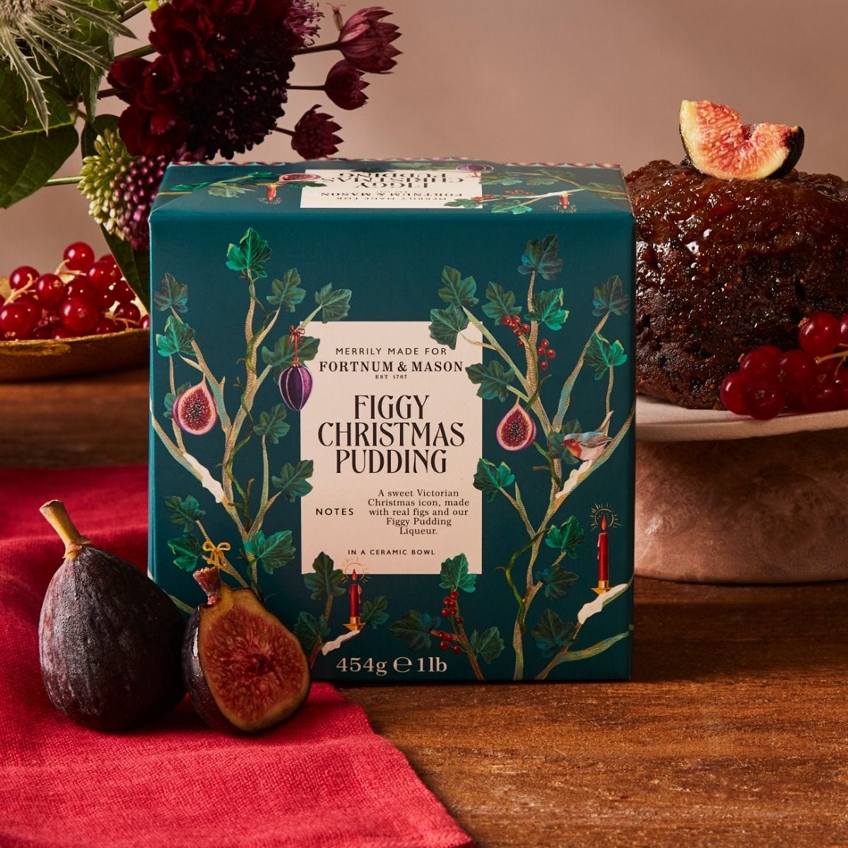 Fortnum's Figgy Christmas Pudding 454g - British product