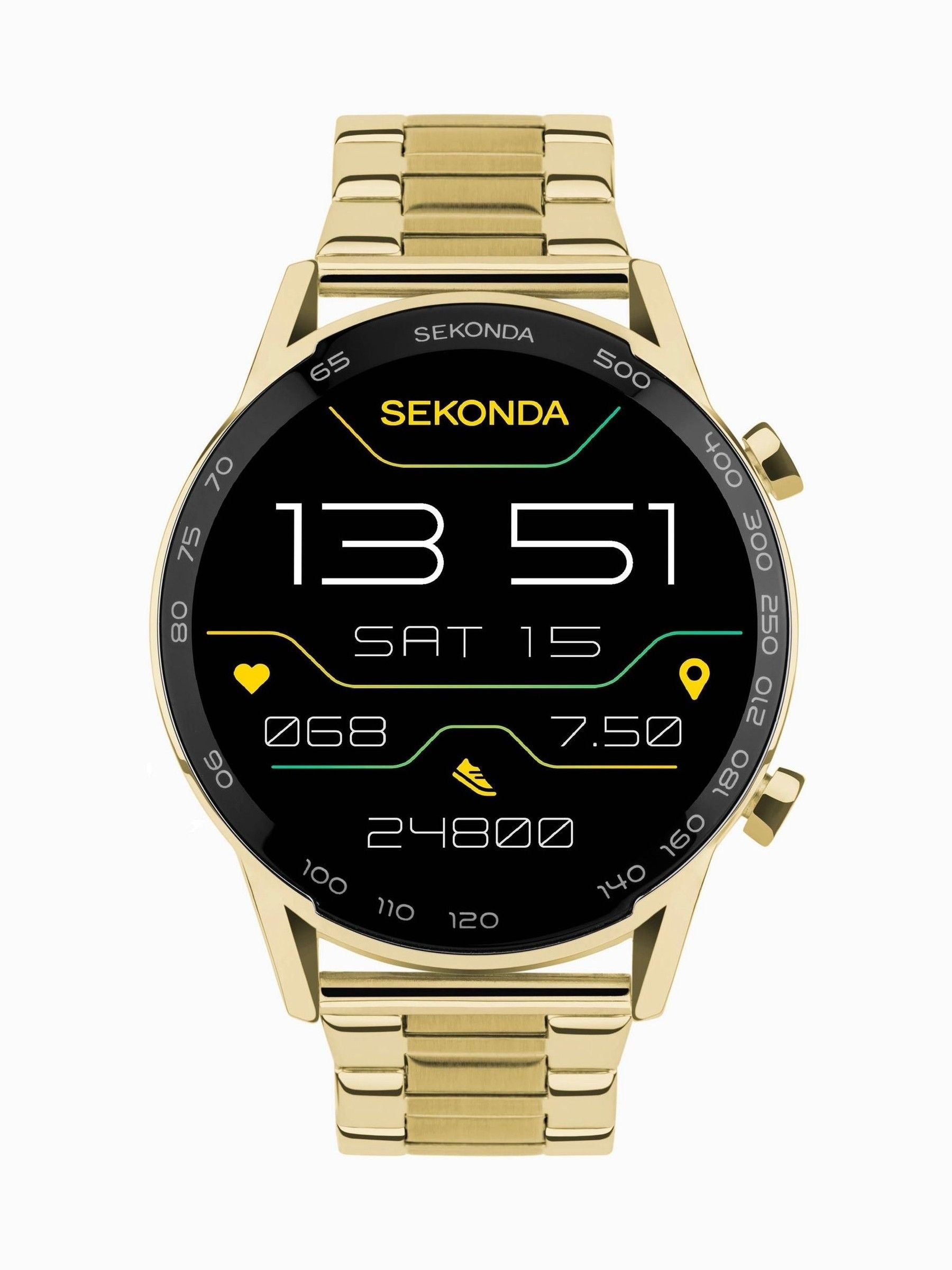 Sekonda Gold Active Plus smartwatch 45mm (British brand)