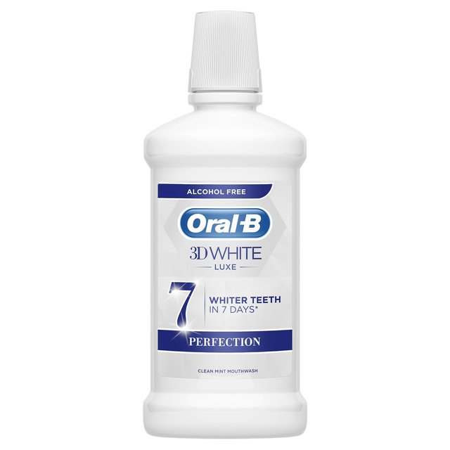 Oral-B 3D White Luxe Perfection Mouthwash   500ml GOODS M&S   