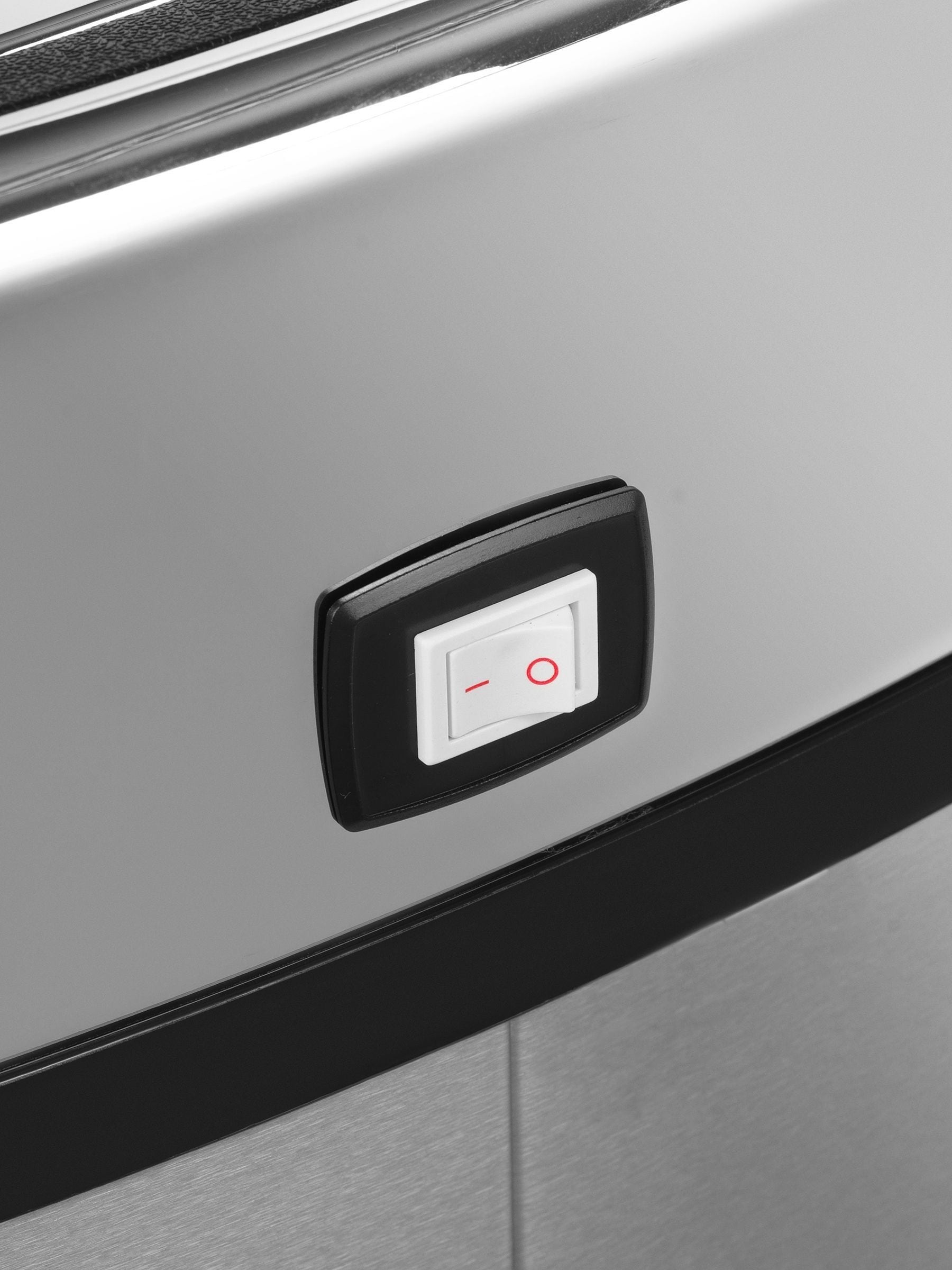 Tower metal sensor lid 58L kitchen bin (British brand)