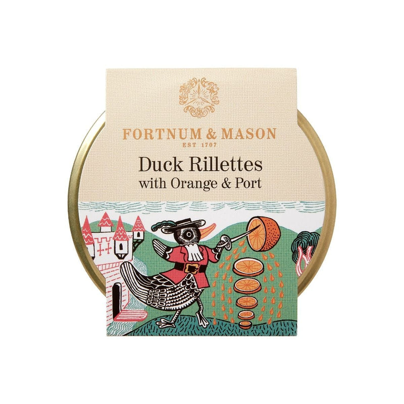 Duck rillettes with port and orange 125g (British brand)
