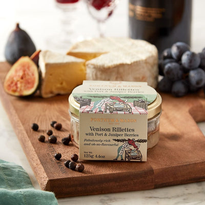 fortnum Venison Rillettes with Port and Juniper Berries 125g- Buy online at McGrocer