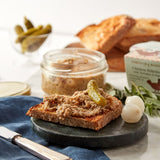 Chicken rillettes with tarragon and sage 125g, imported from the UK