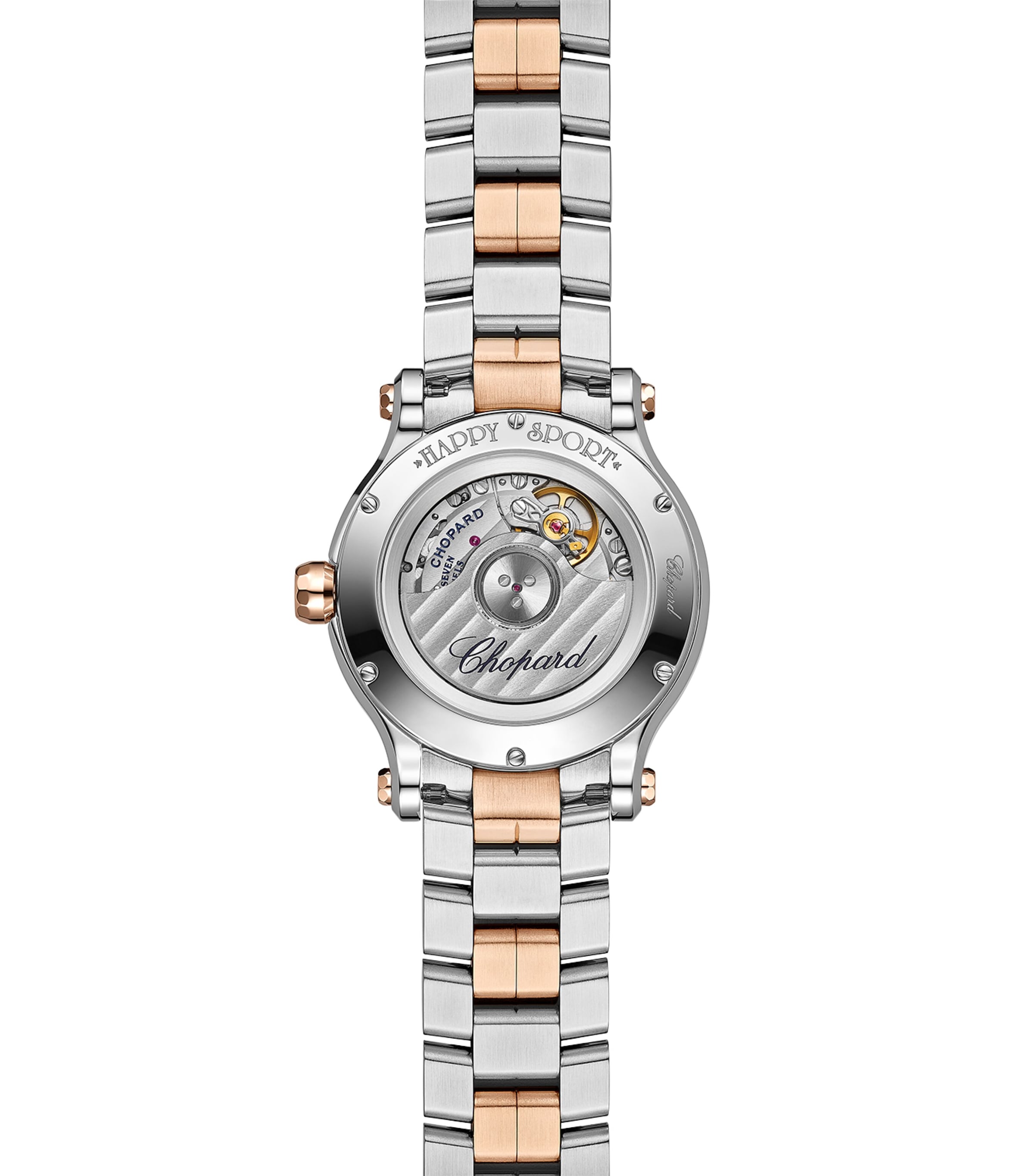 Chopard Happy Sport Automatic Watch rose gold stainless steel 33mm (British brand)