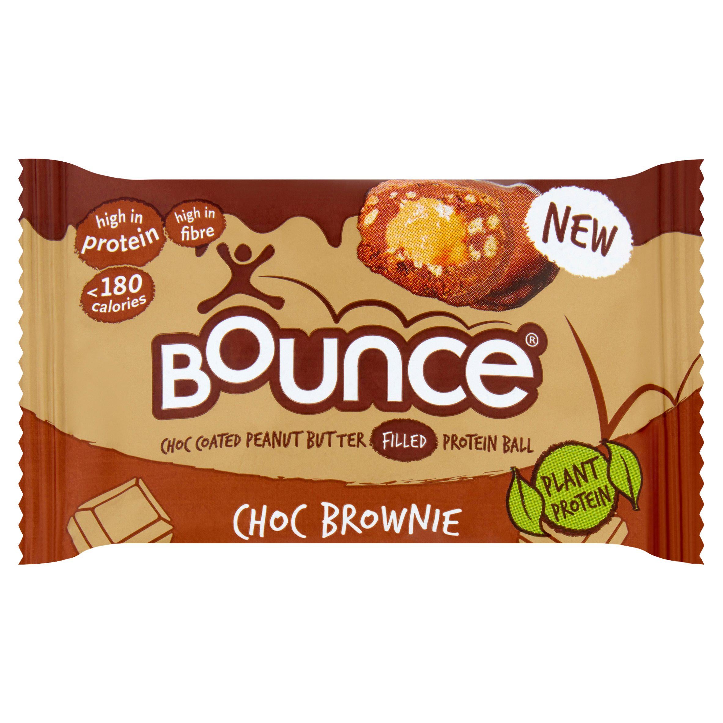 Bounce Chocolate Brownie Protein Ball 40g GOODS Sainsburys   