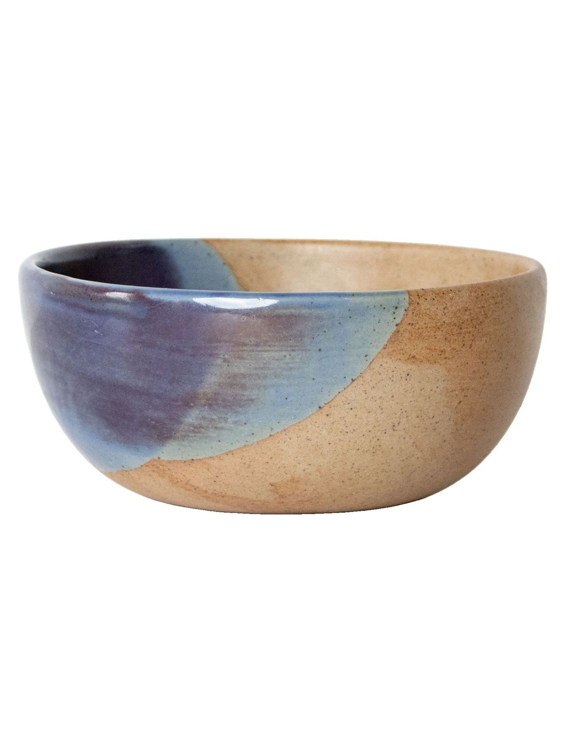 Curateology blue salt glazed cereal bowls set of 4, UK version