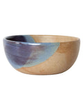 Curateology blue salt glazed cereal bowls set of 4, UK version