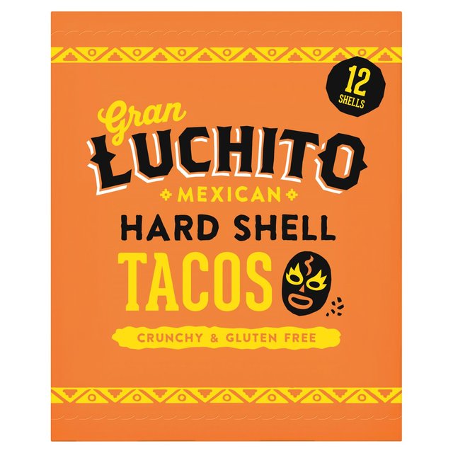 Gran Luchito Mexican Hard Shell Tacos   170g GOODS M&S   