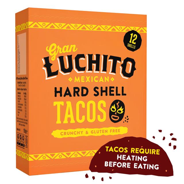 Gran Luchito Mexican Hard Shell Tacos   170g GOODS M&S   