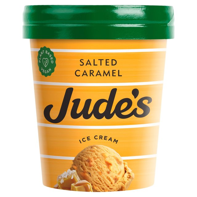 Jude's Vegan Salted Caramel Ice Cream   460ml