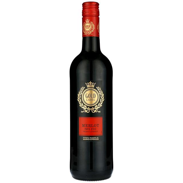 M&S Gold Label Merlot   75cl GOODS M&S   