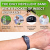 Adjustable mosquito repellent band for wrist, imported from the UK