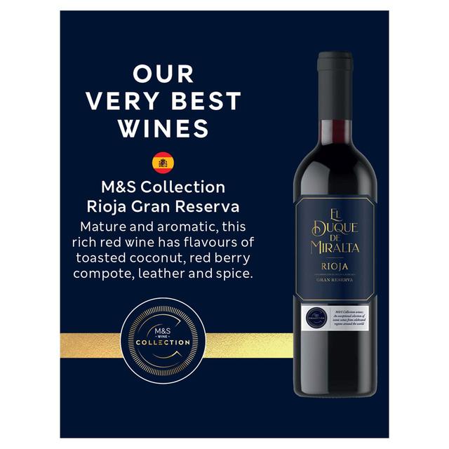 M&S Collection Rioja Gran Reserva El Duque de Miralta   75cl