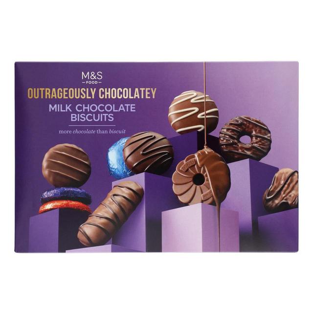 M&S Milk Chocolate Biscuit Selection   450g GOODS M&S   