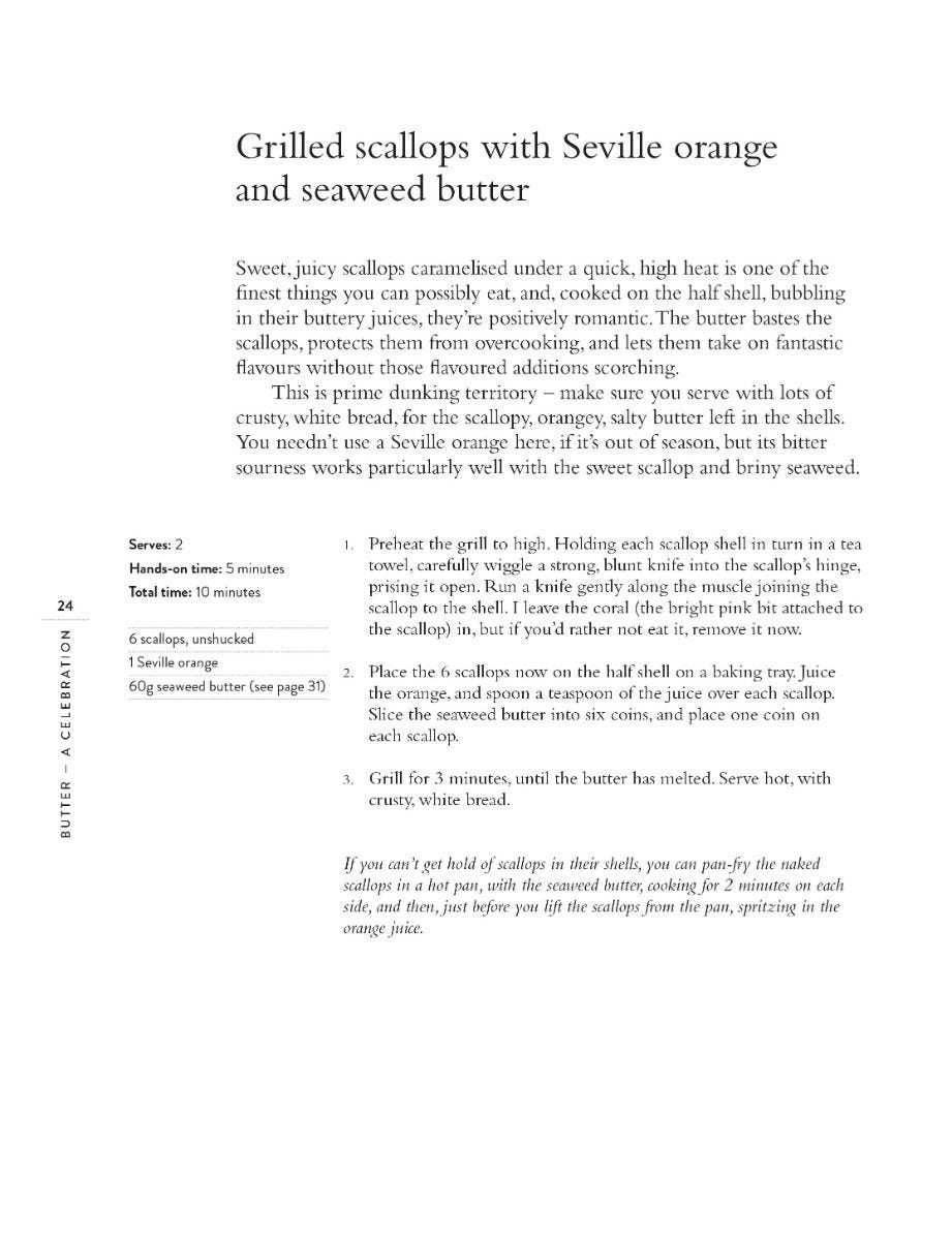 Olivia Potts Butter A Celebration book - British product