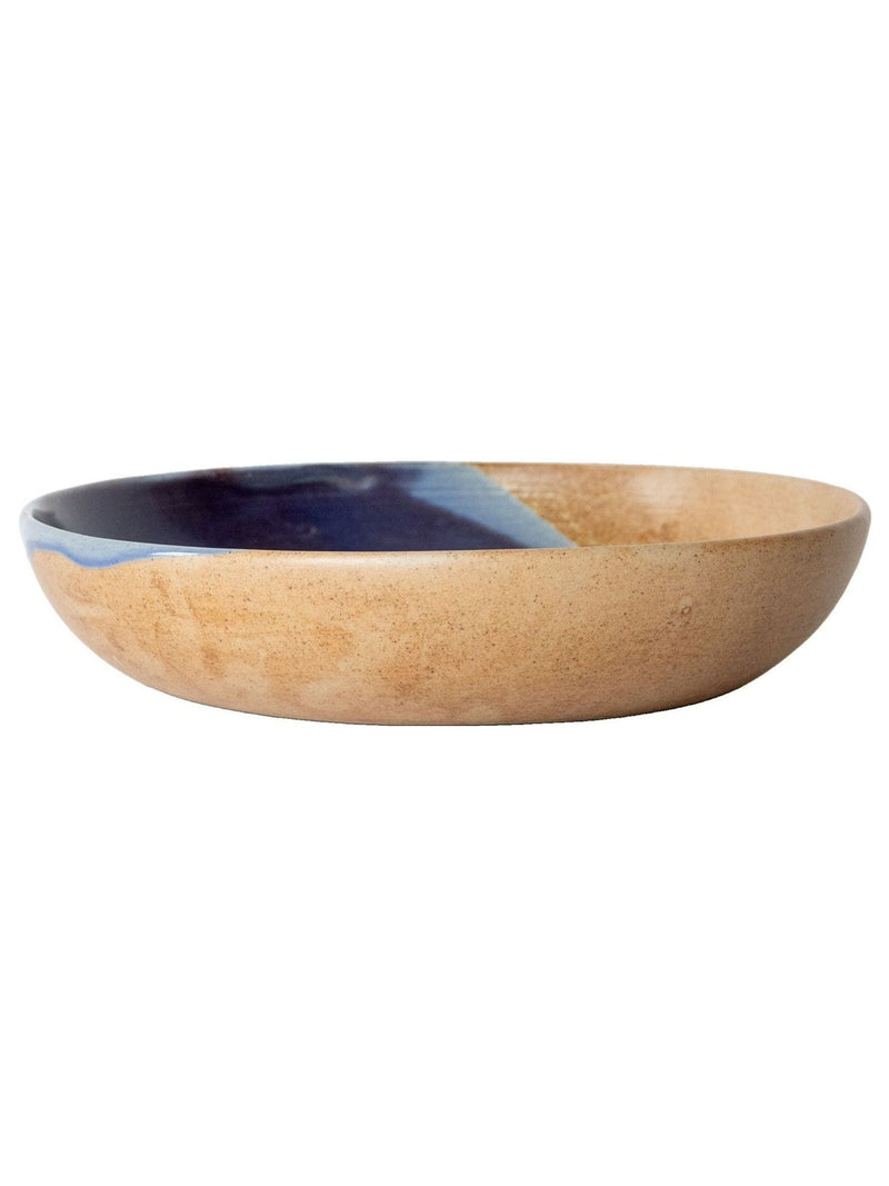 Curateology salt glazed stoneware pasta bowls set of 4 - British product