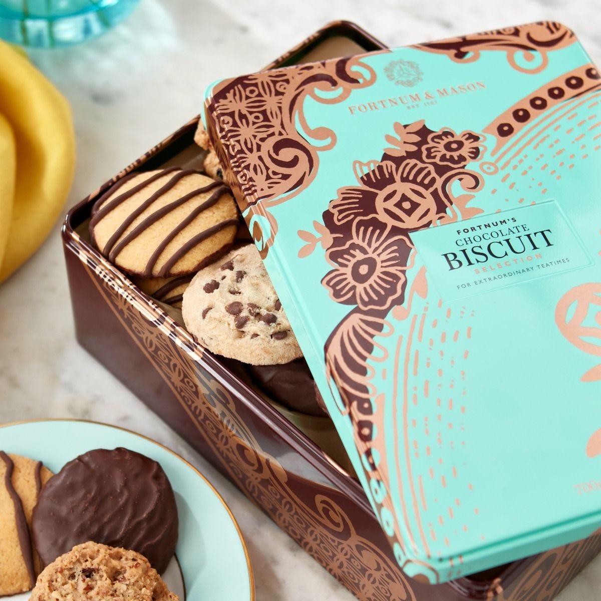 Fortnum's Piccadilly chocolate biscuit selection 700g (British brand)