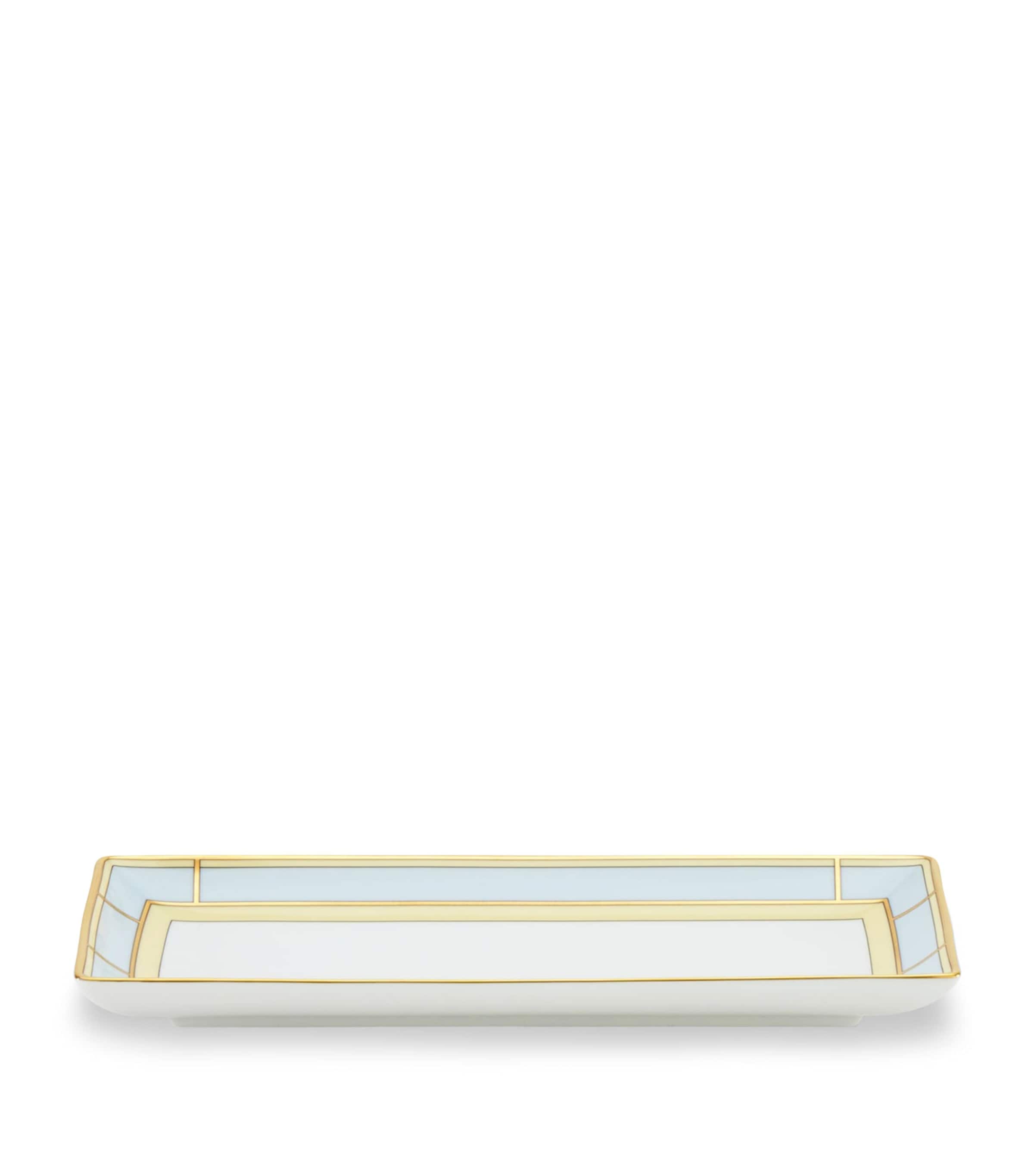 GINORI 1735 Porcelain Colonna Diva Rectangular Change Tray 28cm, UK version