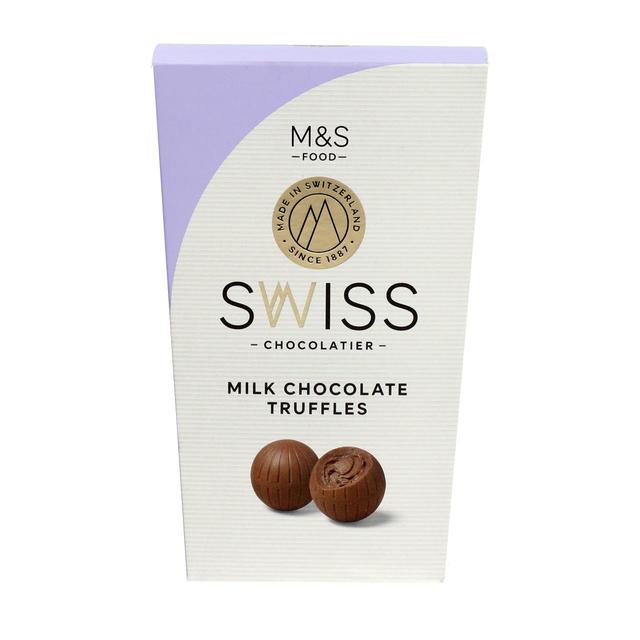 M&S Swiss Milk Chocolate Truffles   205g GOODS M&S   