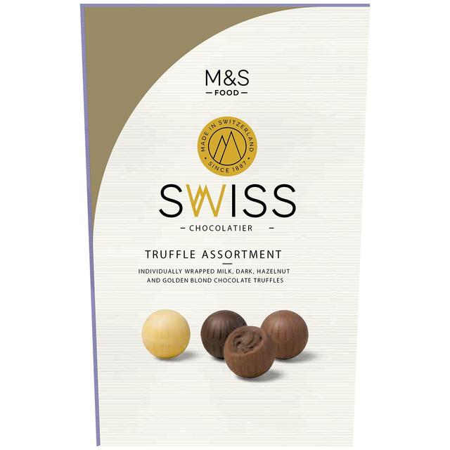 M&S Swiss Chocolate Truffle Assortment   665g