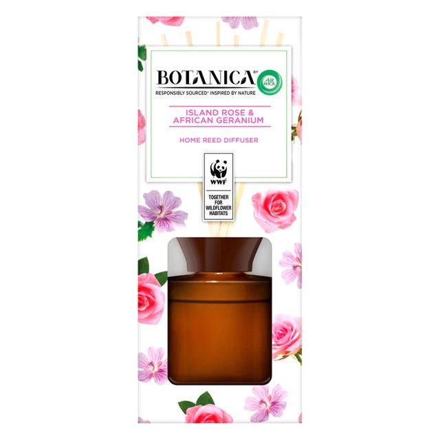 Airwick Botanica Reed Island Rose & African Geranium   80ml GOODS M&S   