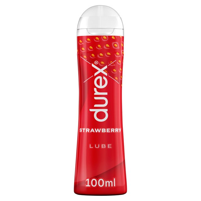 Durex Strawberry Lube Water Based Flavoured Edible   100ml GOODS M&S   