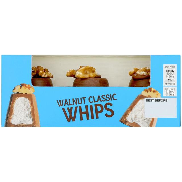 M&S 3 Classic Walnut Whips   85g GOODS M&S   