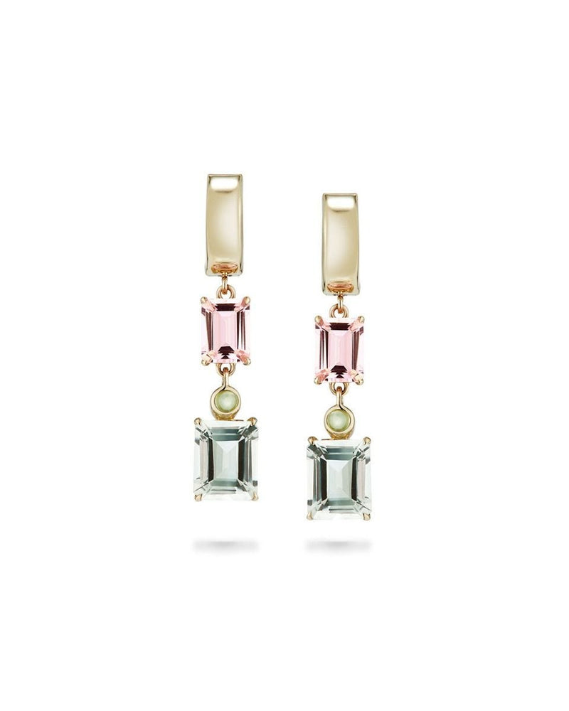 Crux London Bloom huggie hoop earrings, imported from the UK