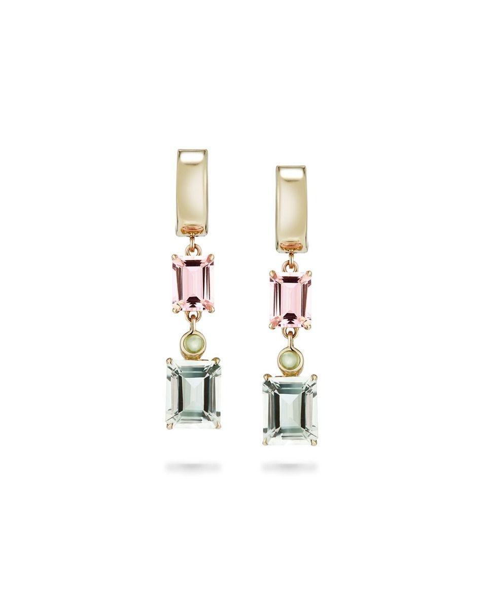 Crux London Bloom huggie hoop earrings, imported from the UK