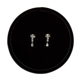 Crux London Happy Tears pear drop earrings, UK version