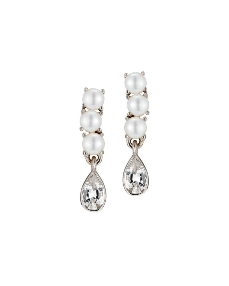 Crux London Happy Tears pear drop earrings, UK version