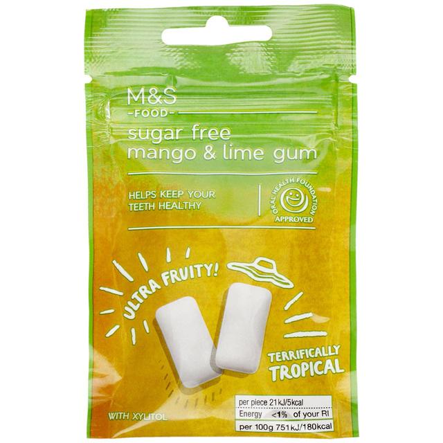 M&S Sugar Free Mango & Lime Gum   27g GOODS M&S   