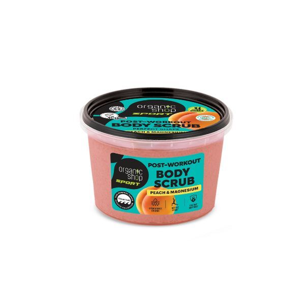 Organic Shop SPORT Post-Workout Body Scrub 250ml, UK version