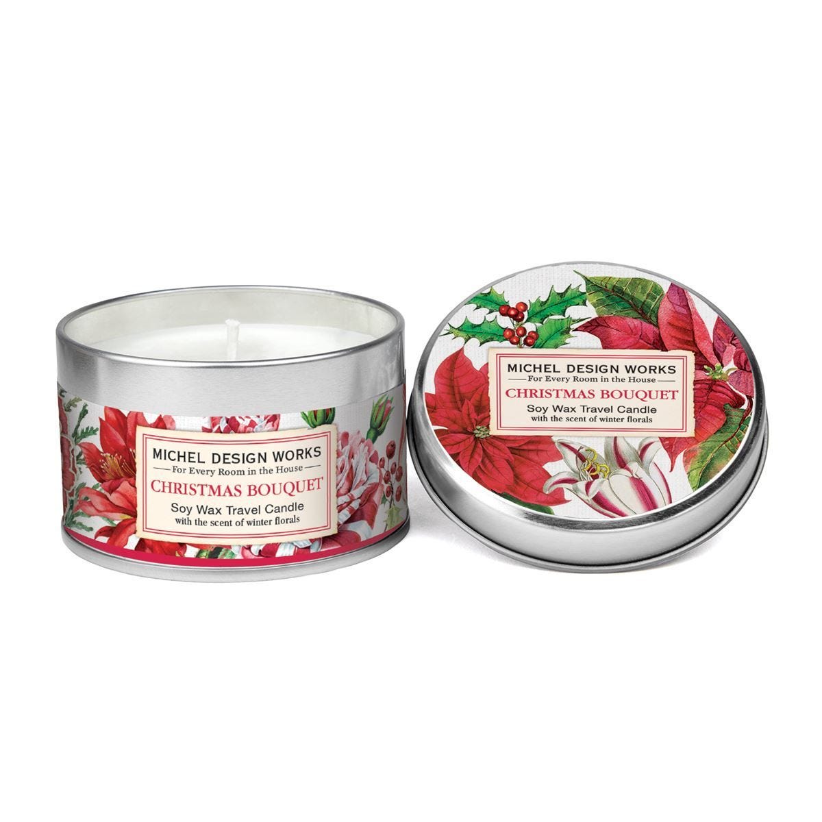 Michel Design Works travel candle Christmas Bouquet 113g, UK version