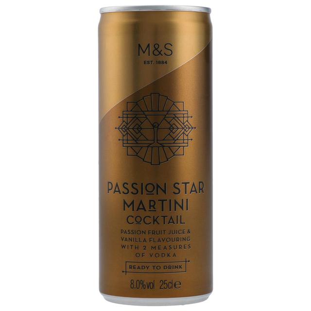 M&S Passion Star Martini Cocktail   250ml GOODS M&S   