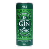 M&S Gin & Tonic   250ml GOODS M&S   