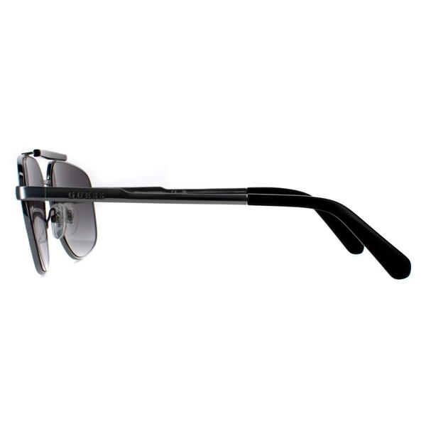 Guess aviator sunglasses silver gradient metal frame (British brand)