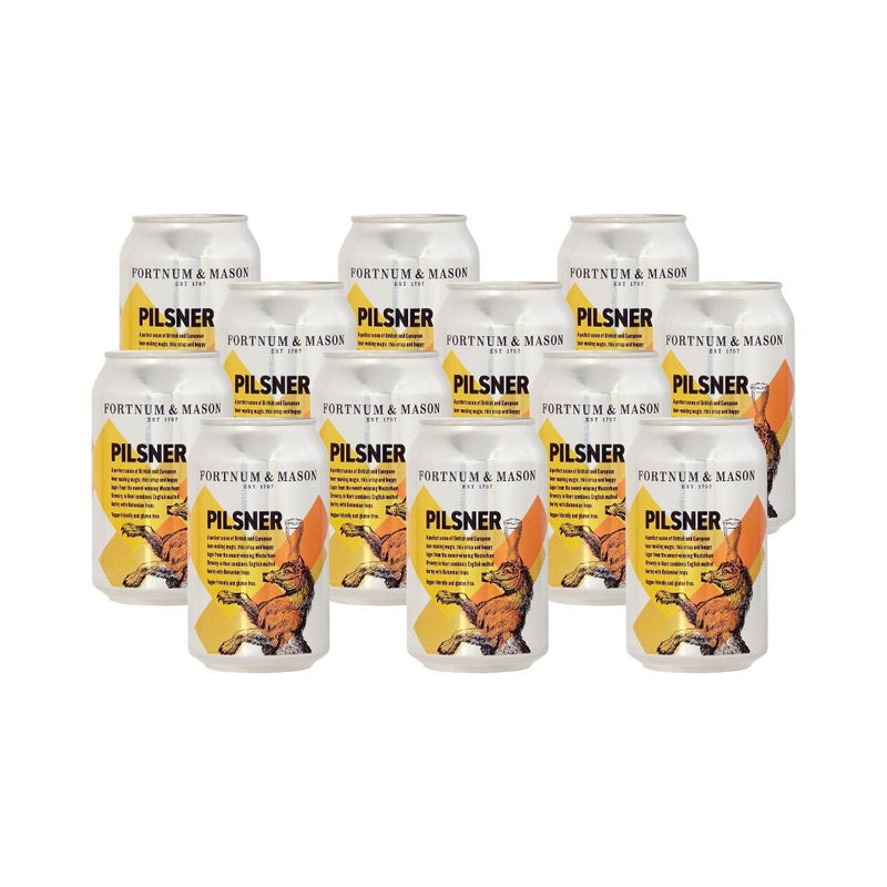 Fortnum's English Pilsner cans 12 x 33cl (British brand)