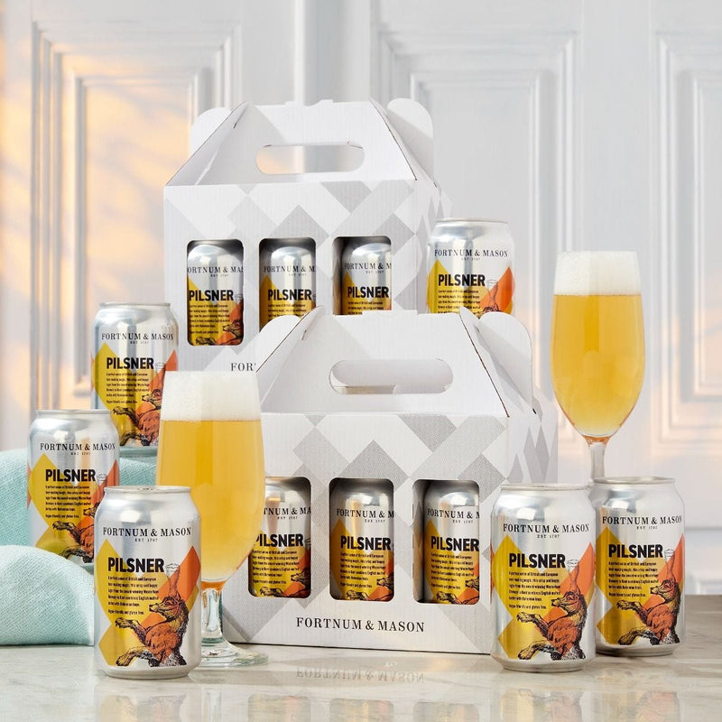 Fortnum's English Pilsner cans 12 x 33cl (British brand)