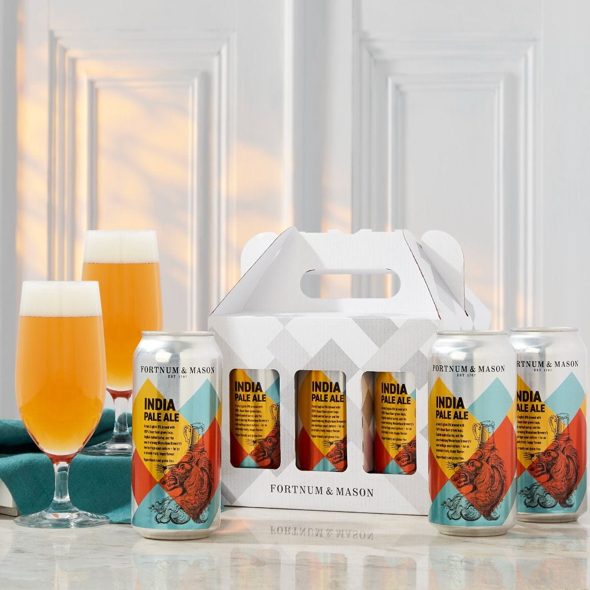 Fortnum's India Pale Ale 6 x 44cl cans, UK version