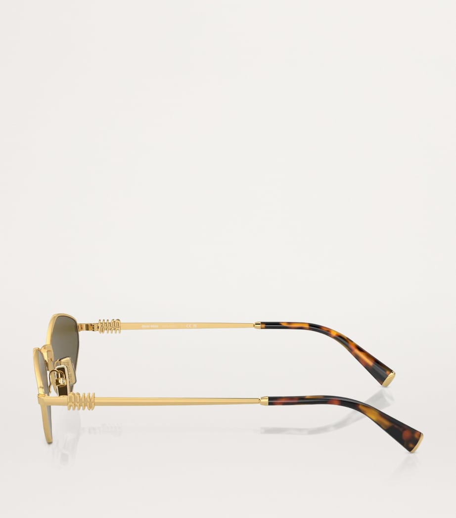 Miu Miu metal oval sunglasses - British product