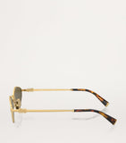 Miu Miu metal oval sunglasses - British product