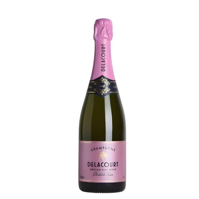 M&S Delacourt Rose Champagne Medium Dry   75cl GOODS M&S   