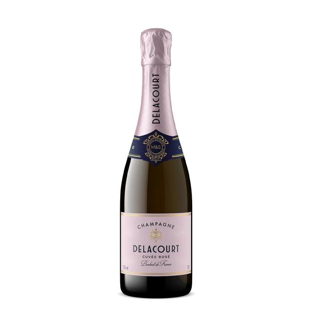 M&S Delacourt Cuvee Rose Champagne Brut   75cl GOODS M&S   