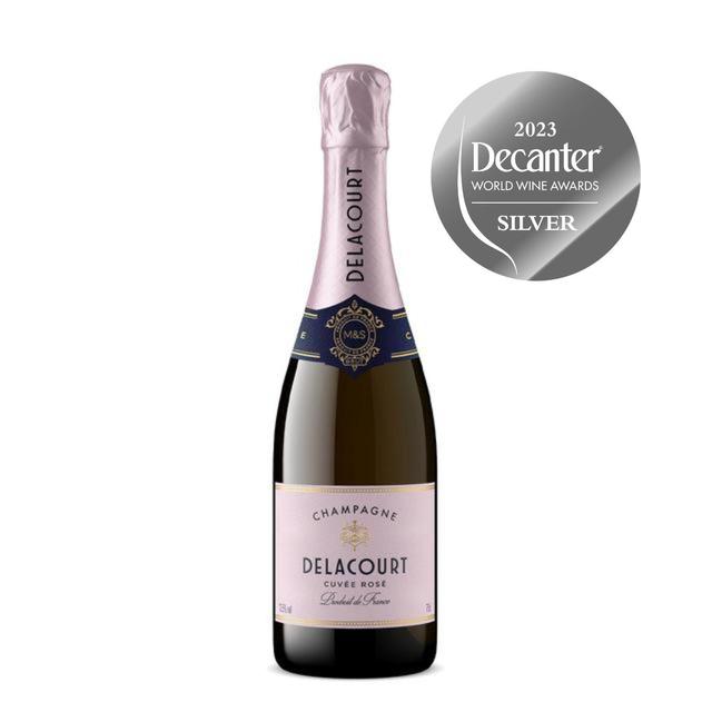 M&S Delacourt Cuvee Rose Champagne Brut   75cl